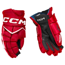 Hokejové rukavice CCM JetSpeed FT8 Pro Red/White Senior