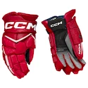 Hokejové rukavice CCM JetSpeed FT8 Red/White Senior