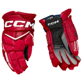 Hokejové rukavice CCM JetSpeed FT8 Red/White Senior