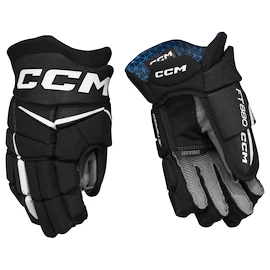 Hokejové rukavice CCM JetSpeed FT880 Black/White Senior