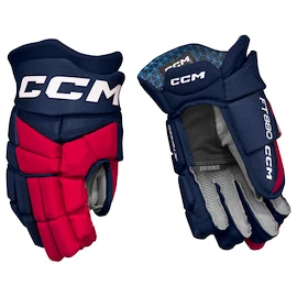 Hokejové rukavice CCM JetSpeed FT880 Navy/Red/White Senior