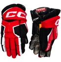 Hokejové rukavice CCM Tacks AS-V black/red/white Senior