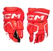 Hokejové rukavice CCM Tacks AS-V PRO red/white Junior