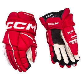 Hokejové rukavice CCM Tacks XF 80 Red/White Senior