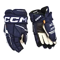 Hokejové rukavice CCM Tacks XF Navy/White Senior 13 palců