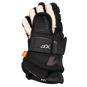 Hokejové rukavice CCM Tacks XF PRO Black/Grey Junior 11 palců