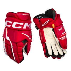 Hokejové rukavice CCM Tacks XF PRO Red/White Senior