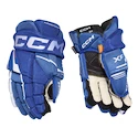 Hokejové rukavice CCM Tacks XF Royal/White Senior 13 palců