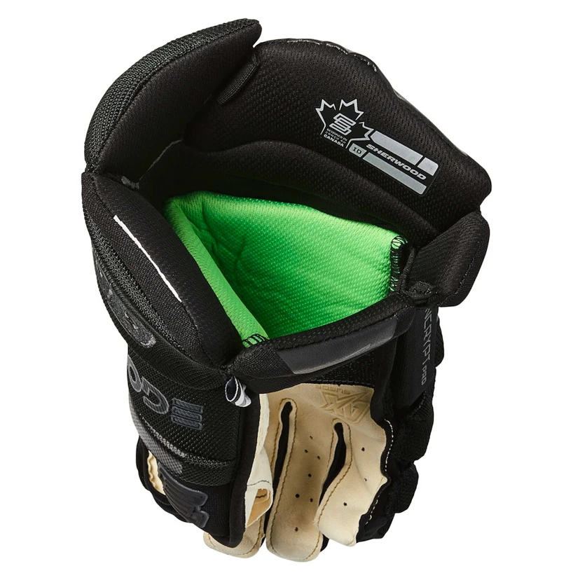 Hokejové rukavice SHER-WOOD Code Encrypt Pro Black/White Junior
