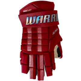 Hokejové rukavice Warrior Alpha FR2 Pro Red Senior