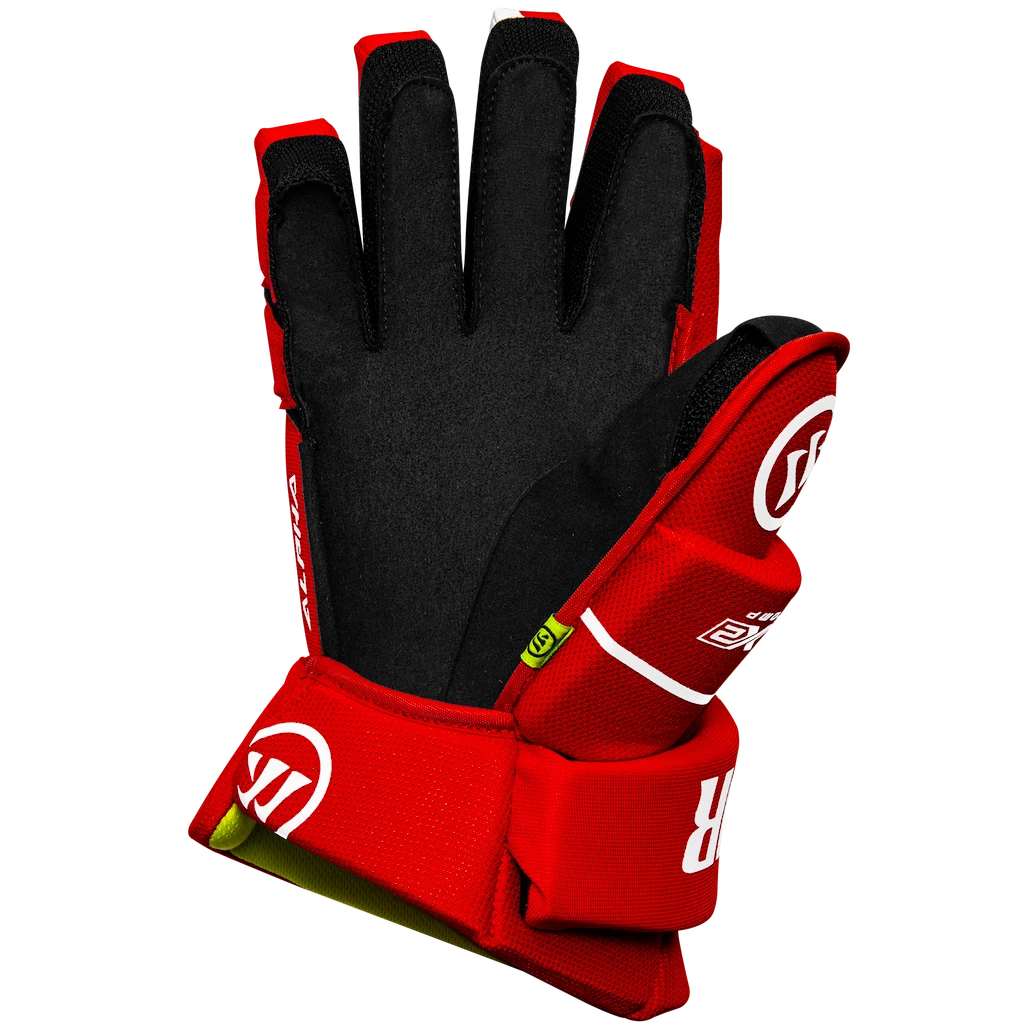 Hokejové rukavice Warrior Alpha LX2 Comp Red Senior