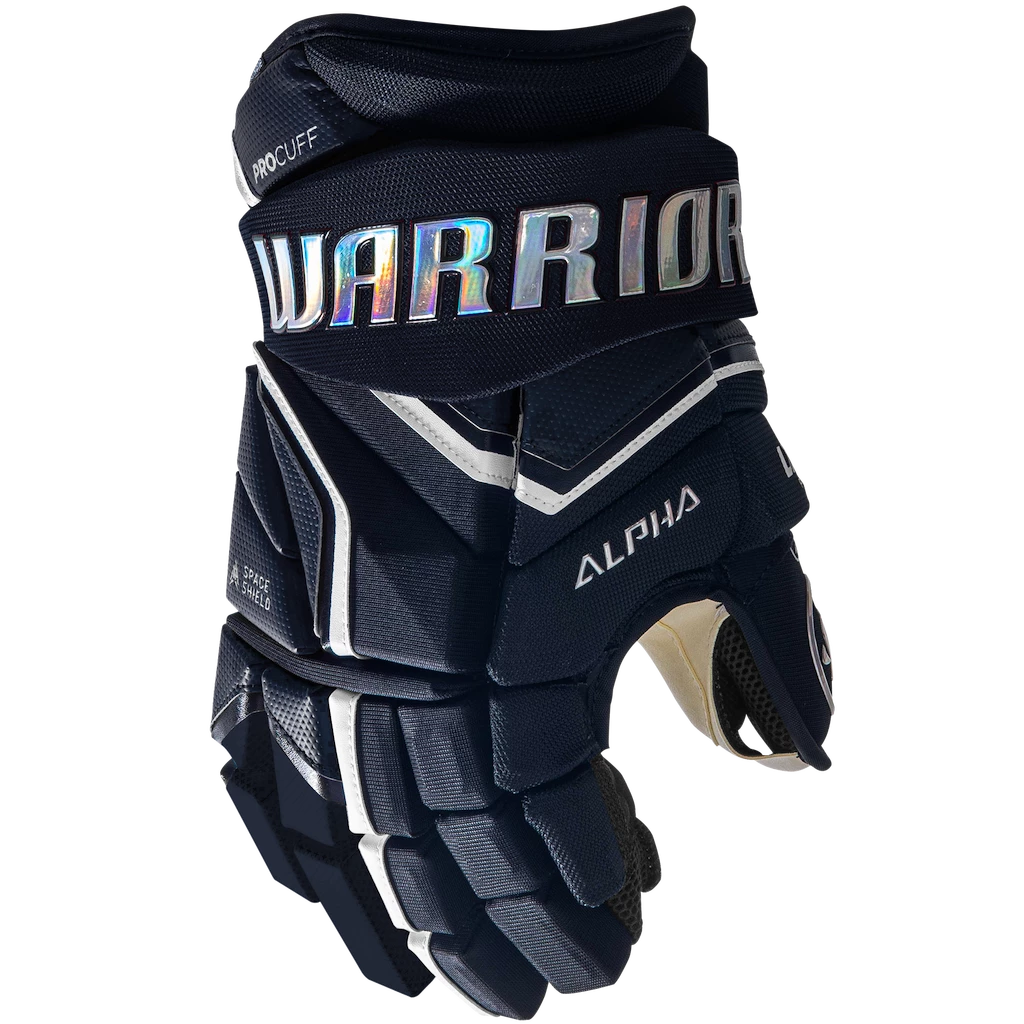 Hokejové rukavice Warrior Alpha LX2 Pro Navy Junior
