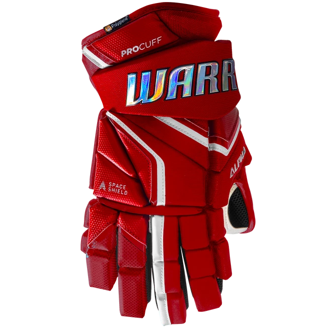 Hokejové rukavice Warrior Alpha LX2 Pro Red Senior 15 palců