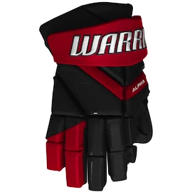 Hokejové rukavice Warrior Alpha LX3 Team Black/Red Senior