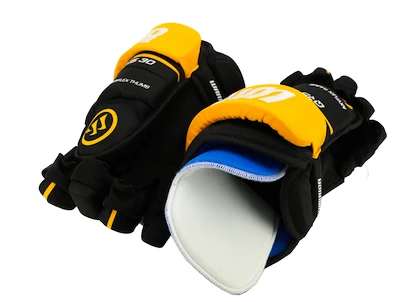 Hokejové rukavice Warrior Covert QR5 30 Black/Gold Senior