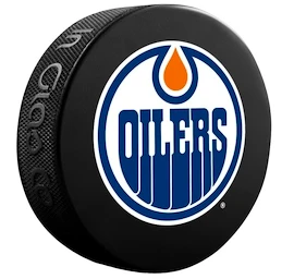 Hokejový puk Inglasco Inc. Logo Blister Edmonton Oilers