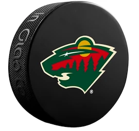 Hokejový puk Inglasco Inc. Logo Blister Minnesota Wild