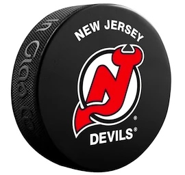 Hokejový puk Inglasco Inc. Logo Blister New Jersey Devils