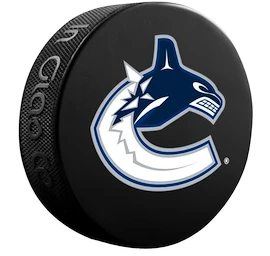 Hokejový puk Inglasco Inc. Logo Blister Vancouver Canucks