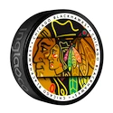 Hokejový puk Inglasco Inc.  Medallion Blister Chicago Blackhawks