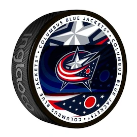 Hokejový puk Inglasco Inc. Medallion Blister Columbus Blue Jackets