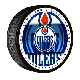 Hokejový puk Inglasco Inc. Medallion Blister Edmonton Oilers