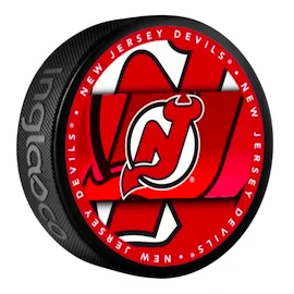 Hokejový puk Inglasco Inc. Medallion Blister New Jersey Devils