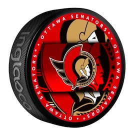 Hokejový puk Inglasco Inc. Medallion Blister Ottawa Senators