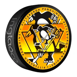 Hokejový puk Inglasco Inc. Medallion Blister Pittsburgh Penguins
