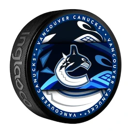 Hokejový puk Inglasco Inc. Medallion Blister Vancouver Canucks