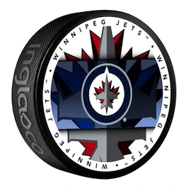 Hokejový puk Inglasco Inc. Medallion Blister Winnipeg Jets