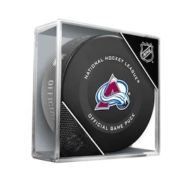 Hokejový puk Inglasco Inc. Official Game Puck Colorado Avalanche