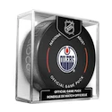 Hokejový puk Inglasco Inc.  Official Game Puck Edmonton Oilers