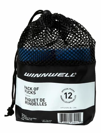 Hokejový puk WinnWell blue JR lightweight (12 pcs)