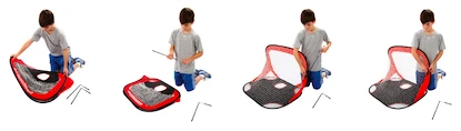 Hokejový set Warrior MINI POPUP Net 2x