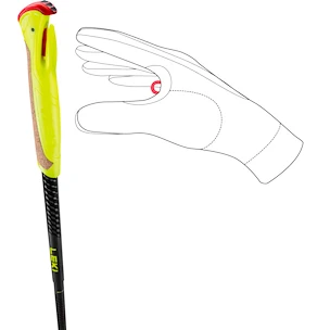 Hole na trailový běh Leki  Evotrail FX.One TA, black-neonyellow-dark anthracite
