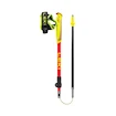 Hole na trailový běh Leki  Ultratrail FX Junior, naturalcarbon-bright red-neonyellow, 95 - 110 cm