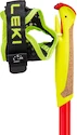 Hole na trailový běh Leki  Ultratrail FX Junior, naturalcarbon-bright red-neonyellow, 95 - 110 cm