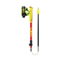 Hole na trailový běh Leki  Ultratrail FX Junior, naturalcarbon-bright red-neonyellow, 95 - 110 cm