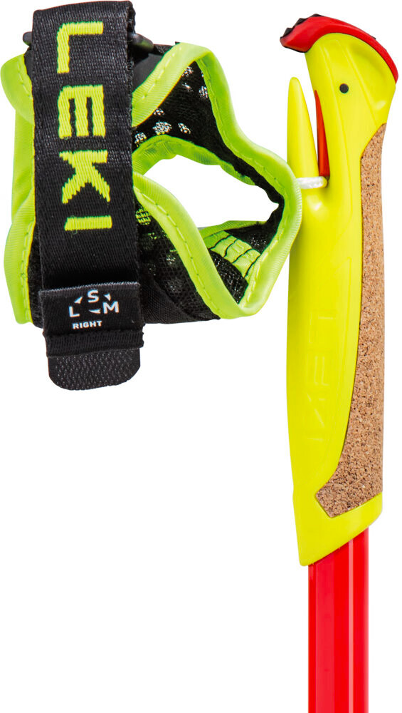 Hole na trailový běh Leki  Ultratrail FX Junior, naturalcarbon-bright red-neonyellow, 95 - 110 cm - thumb (5)