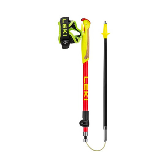 Product detail of Hole na trailový běh Leki  Ultratrail FX Junior, naturalcarbon-bright red-neonyellow, 95 - 110 cm