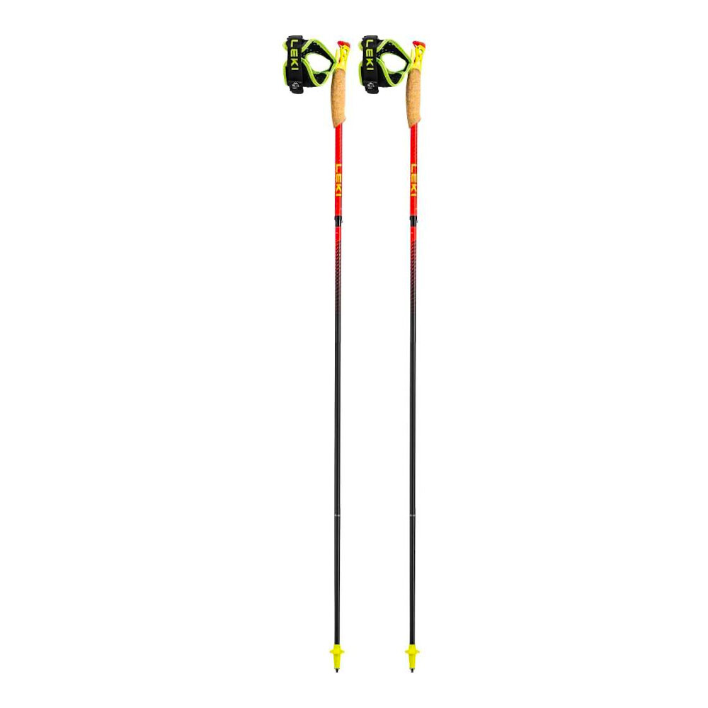 Product detail of Hole na trailový běh Leki  Ultratrail FX.One Superlite, bright red-neonyellow-naturalcarbon 100 cm