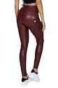 Hugz Jeans Wine Faux Leather High Waist