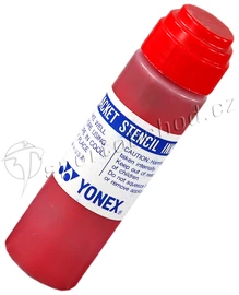 Inkoustový popisovač na struny rakety Yonex Stencil Ink Red