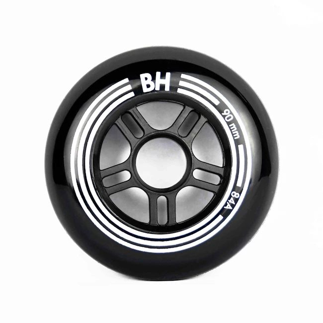 Inline kolečka BH  90 mm / 84A 8-Pack Black