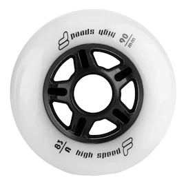 Inline kolečka Fila 90 mm 83A 6-Pack White