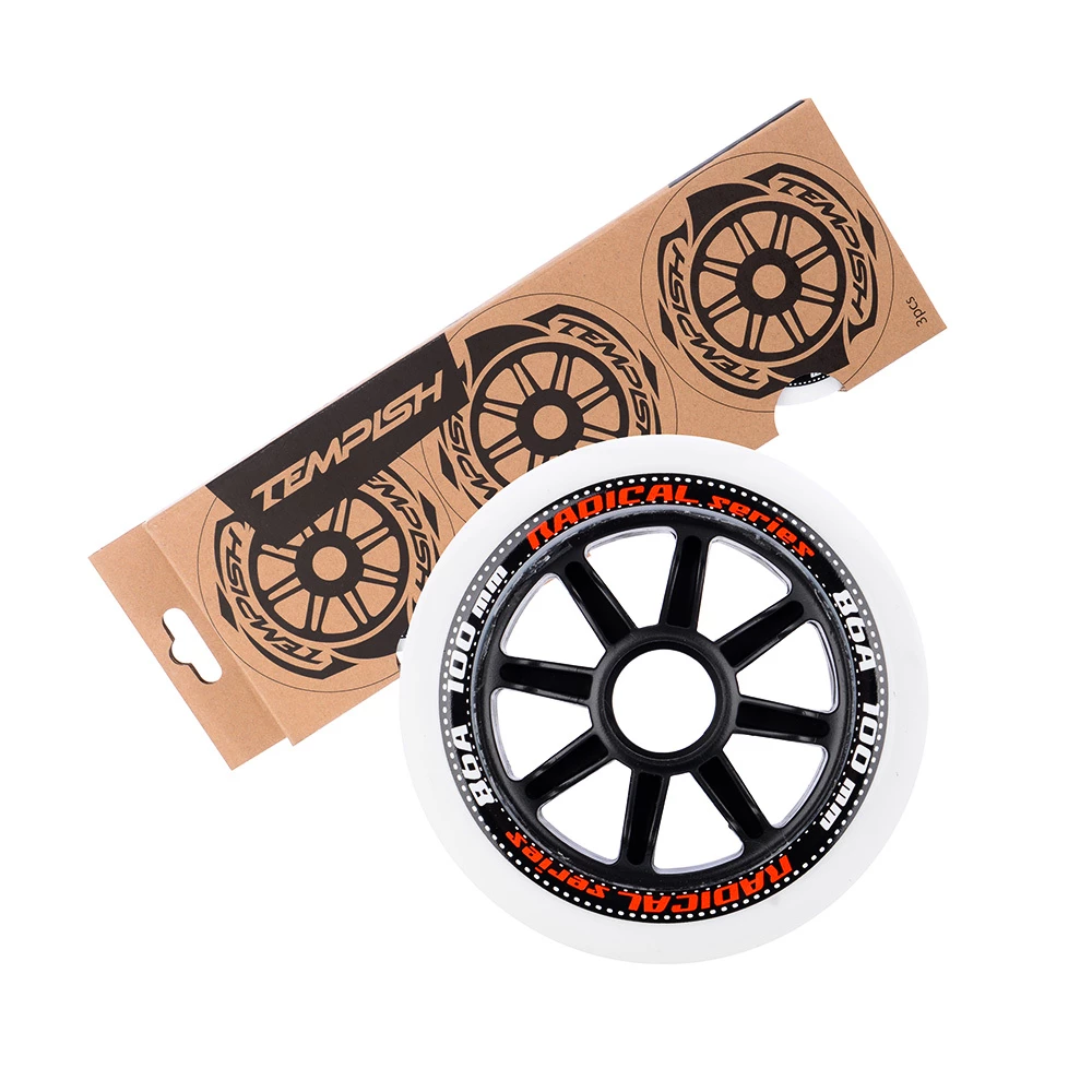 Inline kolečka Tempish  RADICAL 100 mm 86A White 3-Pack