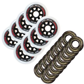 Inline kolečka Tempish Radical 84 mm 84A 8-Pack + ABEC 9 16-Pack