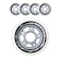 Inline kolečka Tempish  WOOW 68 mm 78A 4-Pack