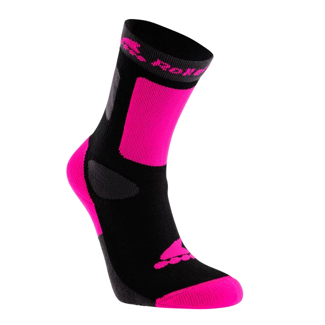 Inline ponožky Rollerblade  Kids Socks Black/Pink